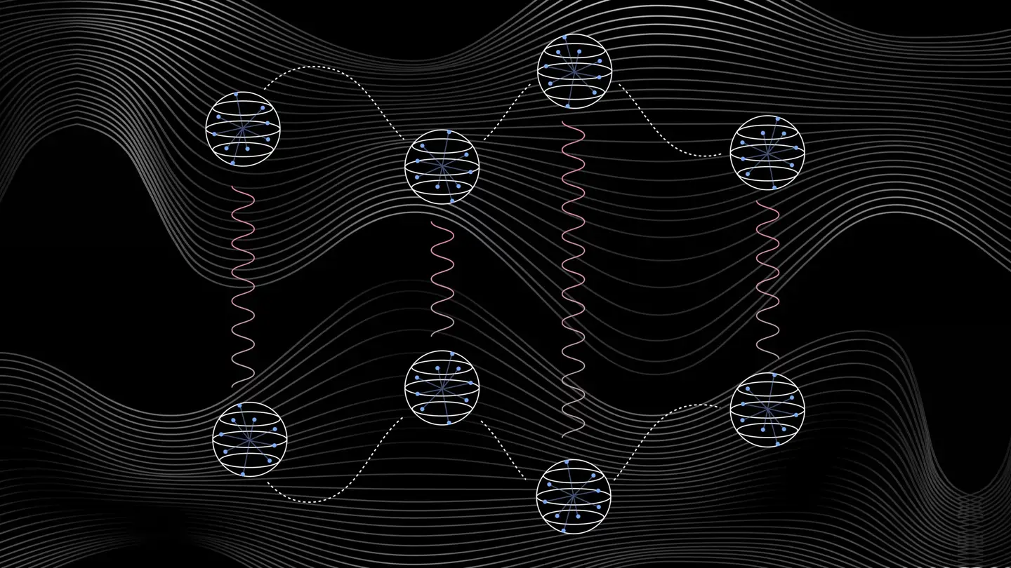 Five Ways Quantum Technology Could Shape Everyday Life Illustration of quantum bits in a quantum computer
