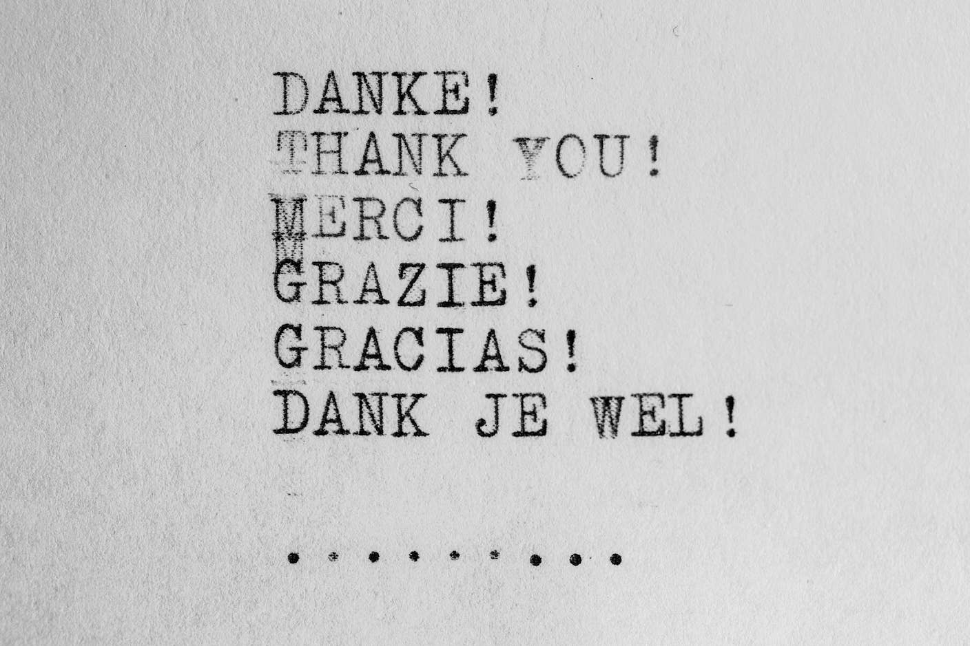 How the Bilingual Brain Switches Languages With Ease Thank you translated in different languages