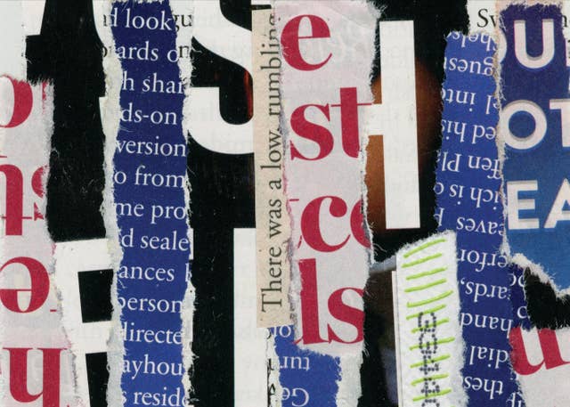 AI Collapses on a Classic Psychology Test. What It Reveals Could Stall Human-Level AI. Collage of torn up magazine pages with words on them