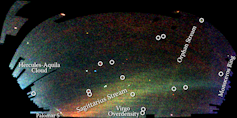 The Milky Way mapped.