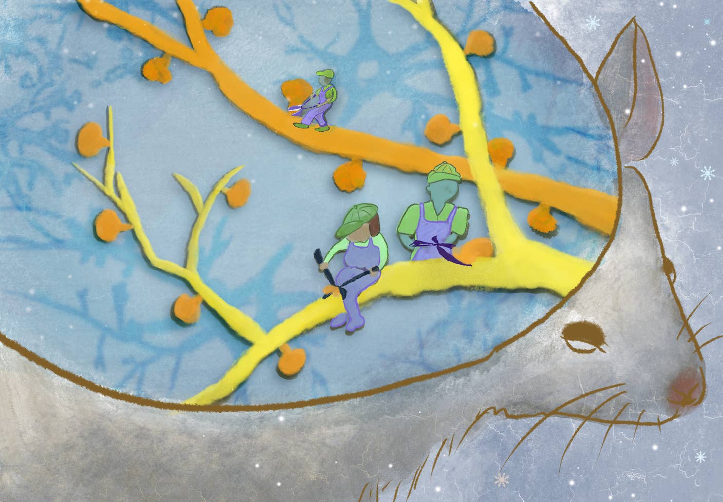 We May Be Wrong About How the Brain Stores Memory Synapses are pruned in an illustration of a mouse's brain