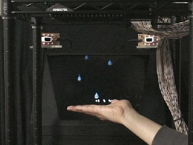 Shinoda Lab uses ultrasound so you can feel holograms.