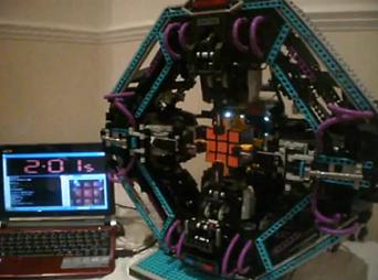 LEGO Robot Solves Any Rubik's Cube In Less Than 12 (Video)