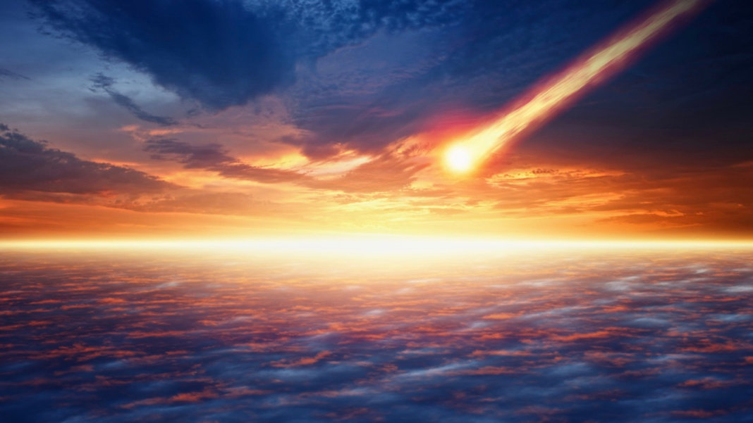glowing-horizon-asteroid-impact-Earth-clouds-sunset