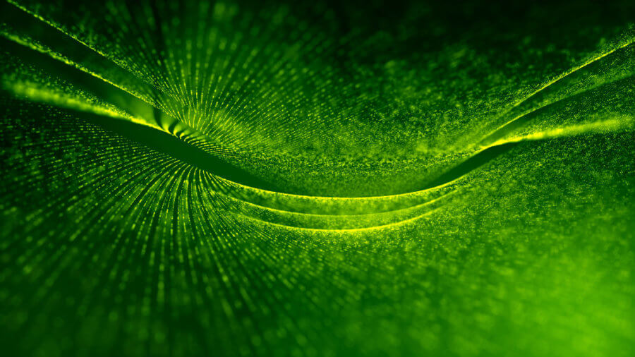autonomous-network-green-abstract-waves