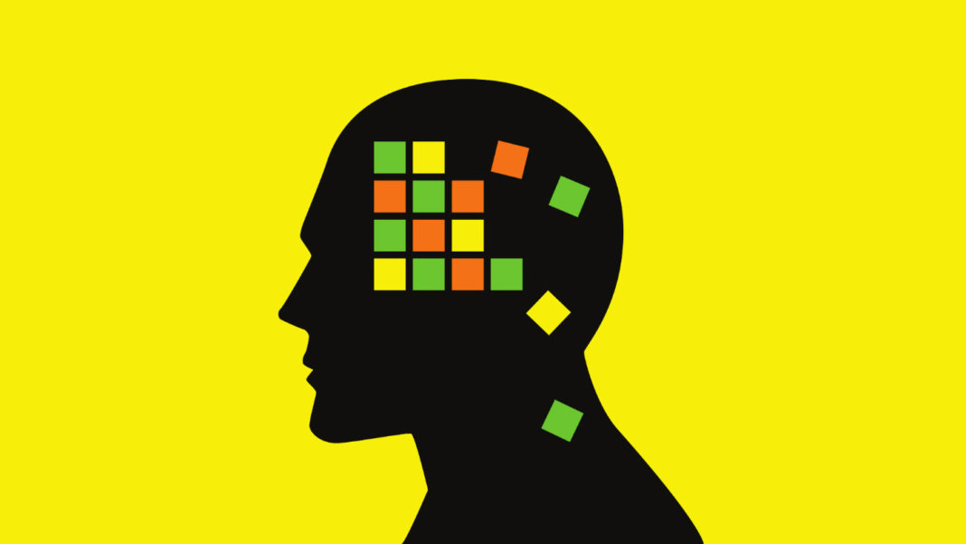 Alzheimers-dementia-yellow-silhouette-brain-neuroscience