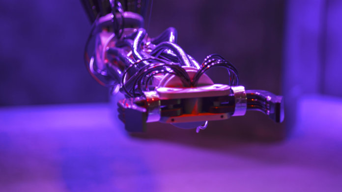 advanced-robot-gripper-hand-robotics-blue-background