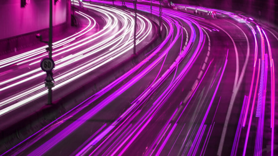 purple-colorful-light-trace-night-traffic-city