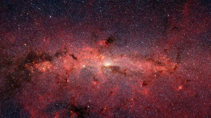 alien-evolution-NASA-cauldron-of-stars-galaxy-center-PIA03654