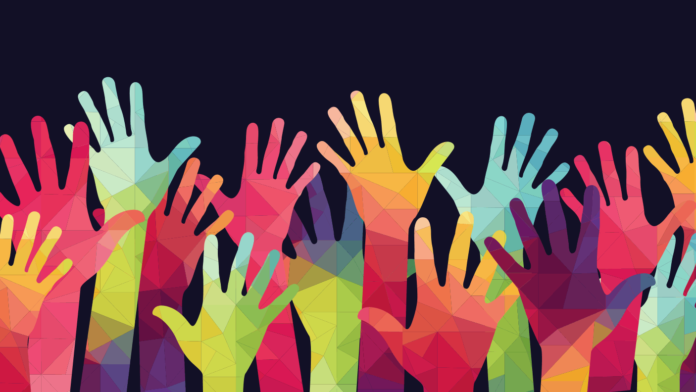innovation creative problem solving colorful hands up
