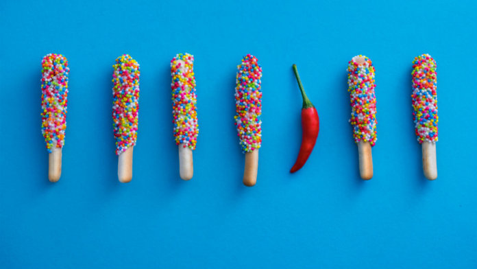 leader-to-though-leader-stand-out-biscuit-stick-coated-rainbow-chilli