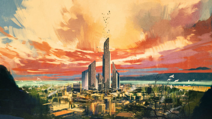 awesome-tech-stories-digital-painting-futuristic-scifi-city-skyscraper