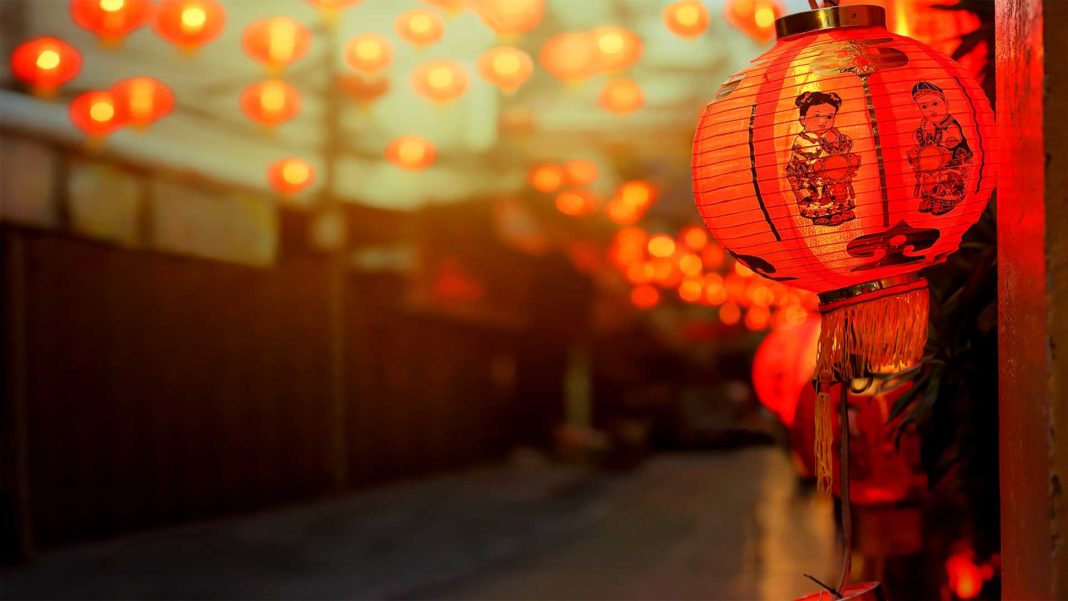 China Chinese New Year lanterns
