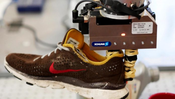 MIT CSAIL DON robot grasping shoe