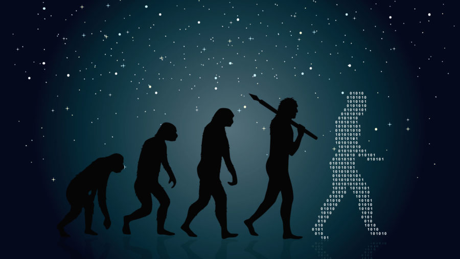 evolution into modern digital world man