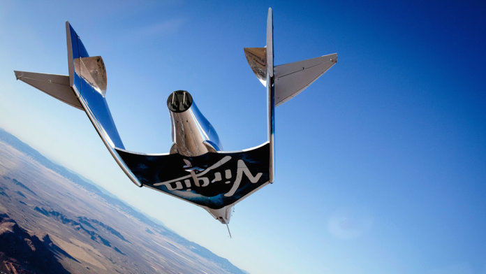 Virgin Galactic VSS Unity first glide flight
