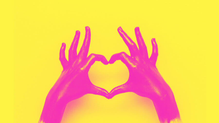 pink hands heart awesome stories from web