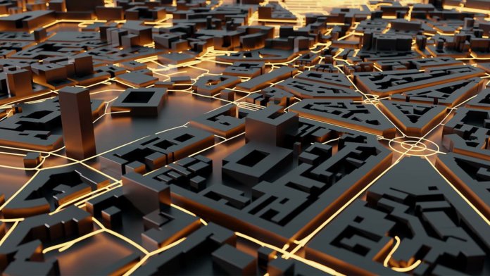 future smart city techno mega urban city illustration Peter Diamandis