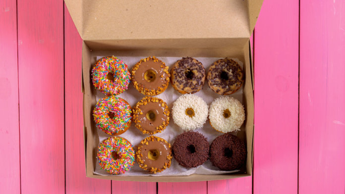 colorful donuts in a box numerosity of artificial intelligence