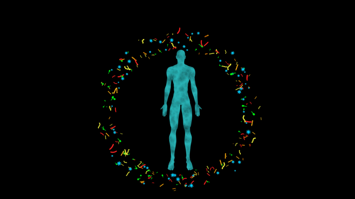 body surrounded by microbiome future of health