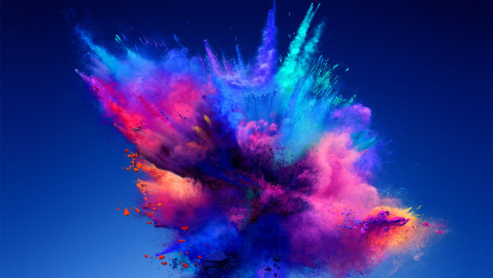 pink blue powder explosion entrepreneurship innovation