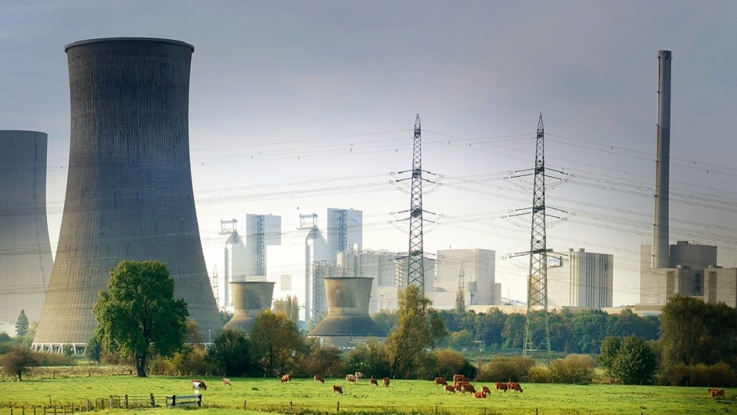 Nuclear reactor in green field nuclear power 1