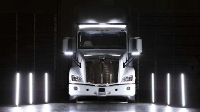 autonomous truck tu simple self driving big rig