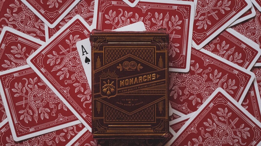 poker AI red deck of cards ace of spades
