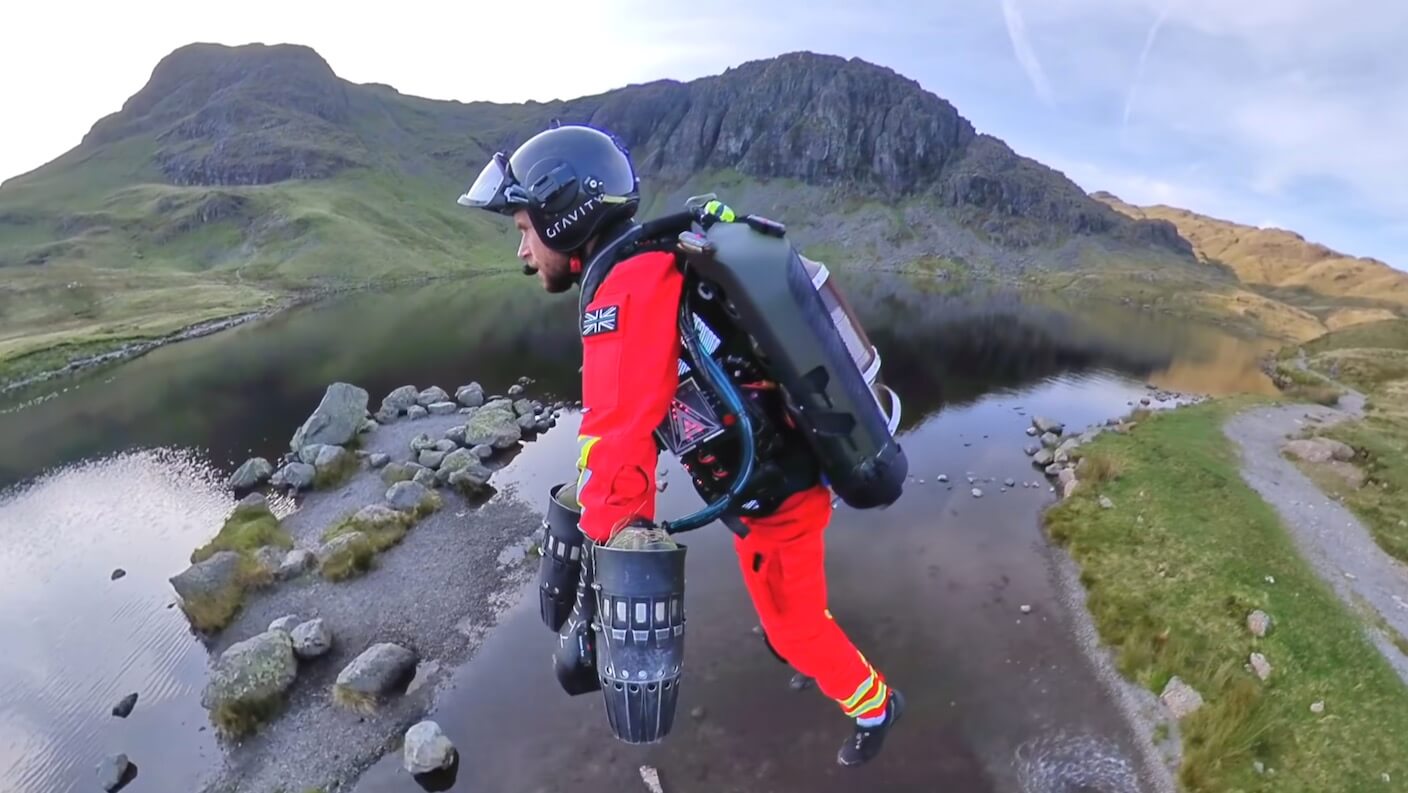 What it's like to ride Gravity Industries' jet suit