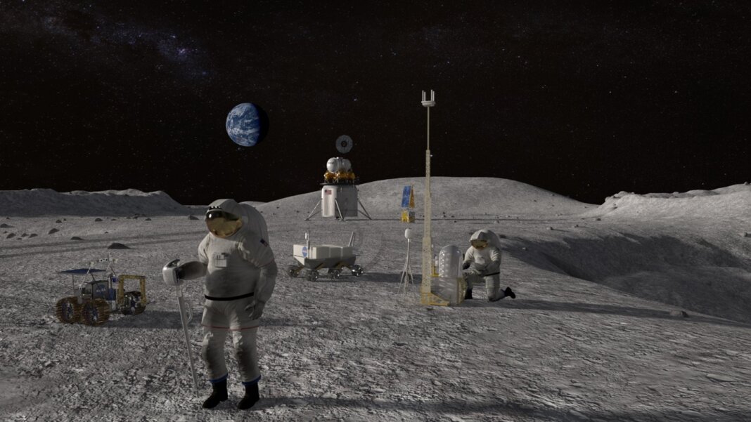 NASA lunar lander moon mission space