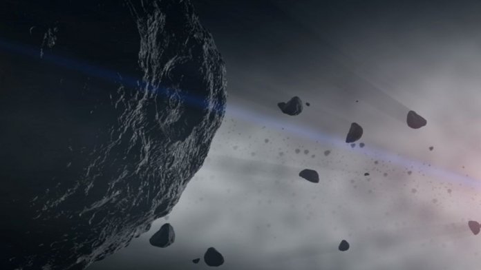 NASA asteroid strike simulation space