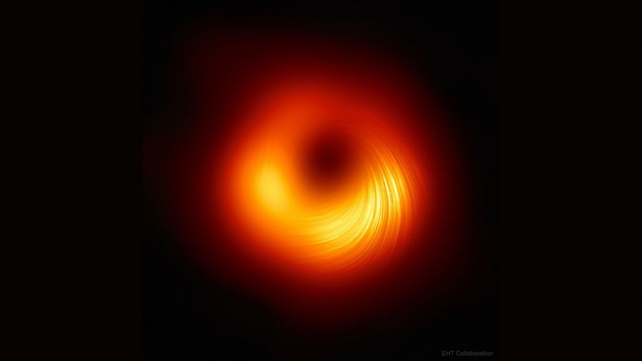 tech stories M87 magnetic fields polarized event horizon telescope