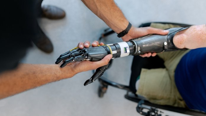 mind-controlled robotic arm touch