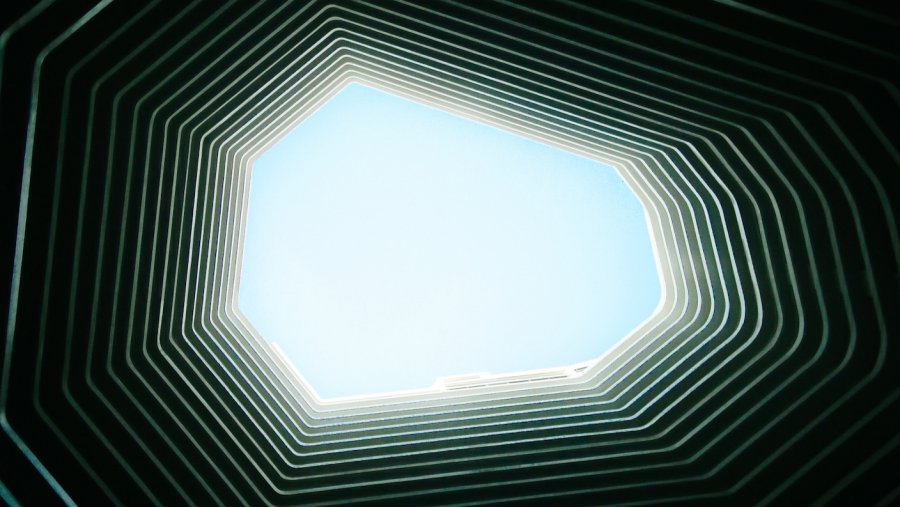 tech stories sky architecture geometric layers