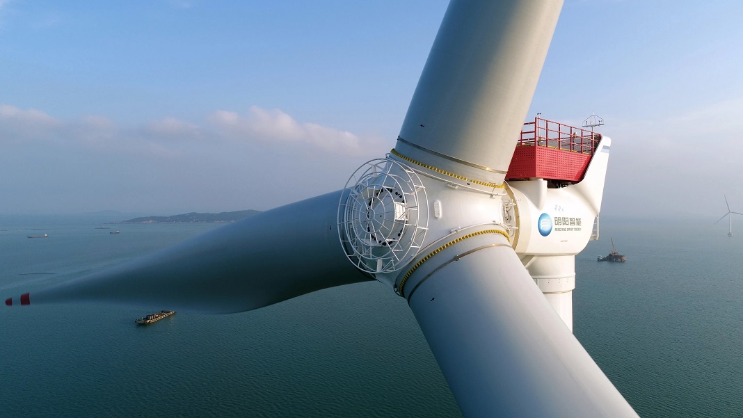 offshore wind turbine renewable energy turbine blades ocean