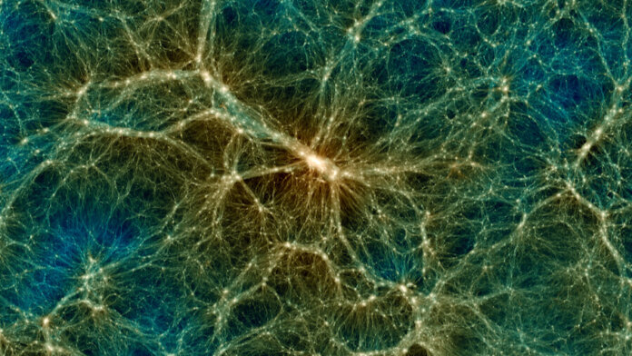 dark matter biggest simulated universe yet