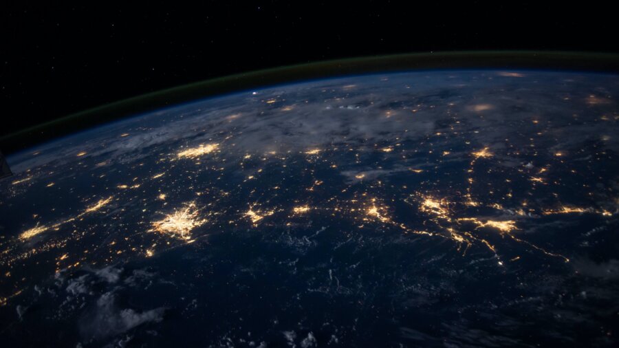 space cooperation nasa earth from space at night