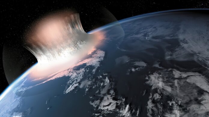 giant impact hypothesis ancient asteroid impacts earth continents