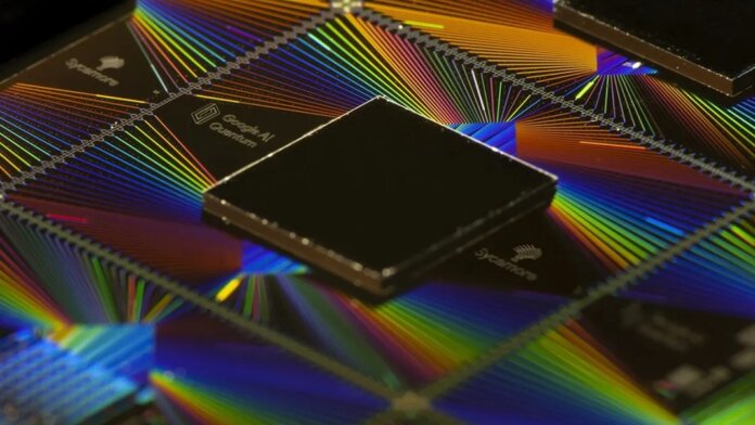 Google AI sycamore quantum processor computing chip