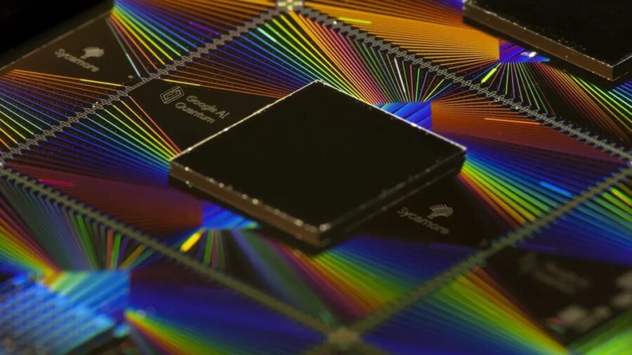 Google AI sycamore quantum processor computing chip