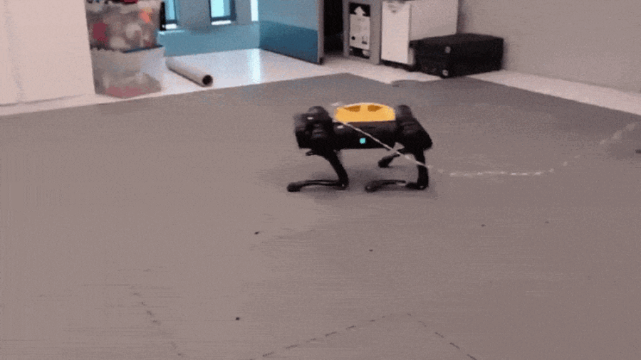 สุนัขหุ่นยนต์ cal berkeley ai เรียนรู้ที่จะเดิน