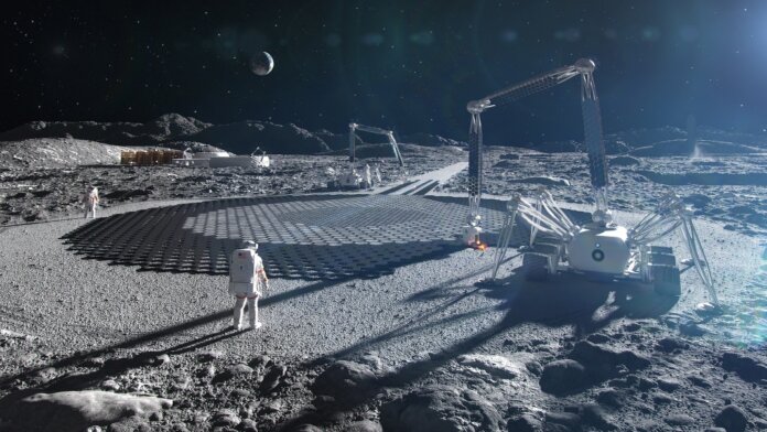 ICON 3d printing on the moon Olympus