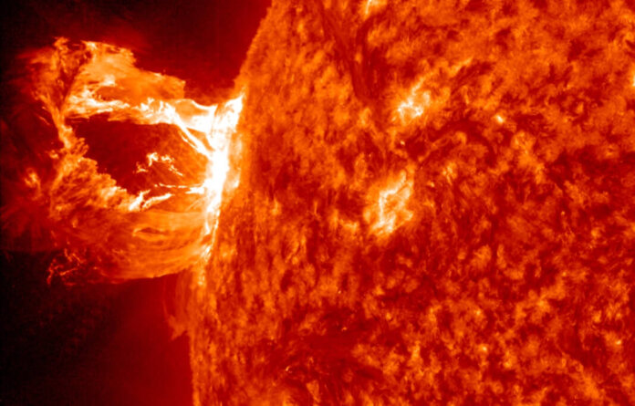 unexplained radiation storms tree rings sun giant solar flare solar storm nasa