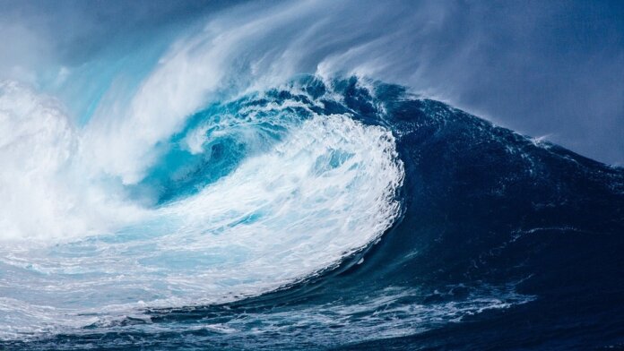 ocean wave spray