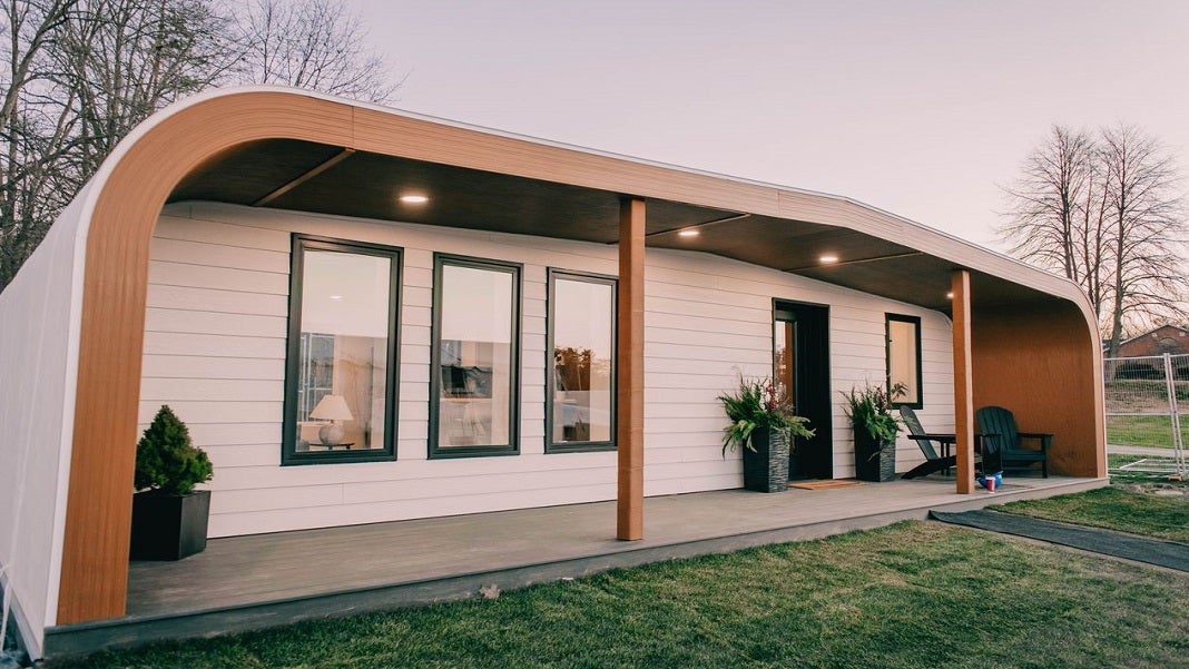 This 3D Printed House Is 100 Recyclable Because It s Made Of Sawdust