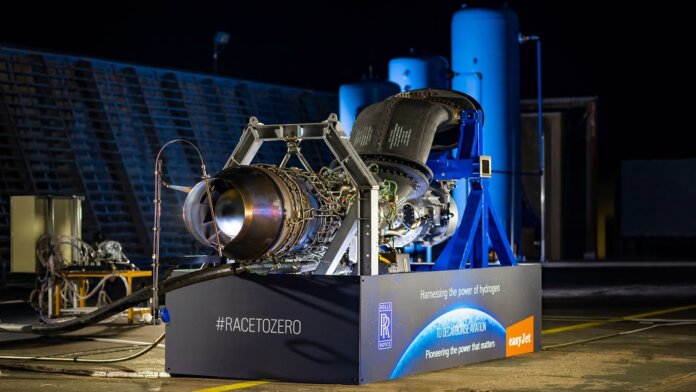 hydrogen-powered jet engine