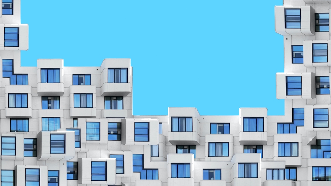 blocks stacked architecture building blue sky 1