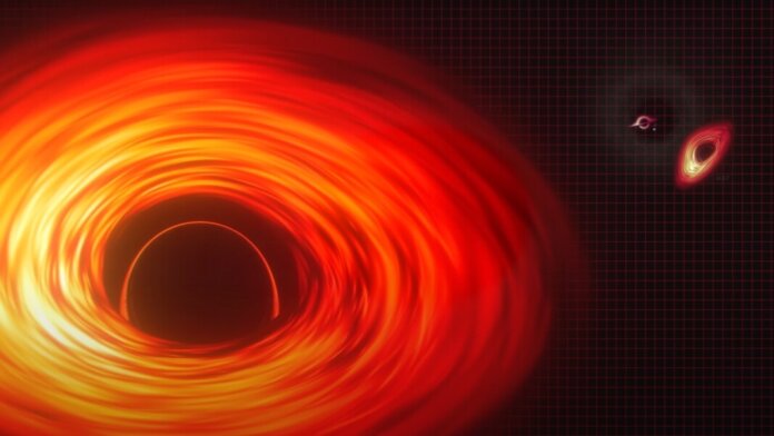supermassive black holes to scale nasa visualization video