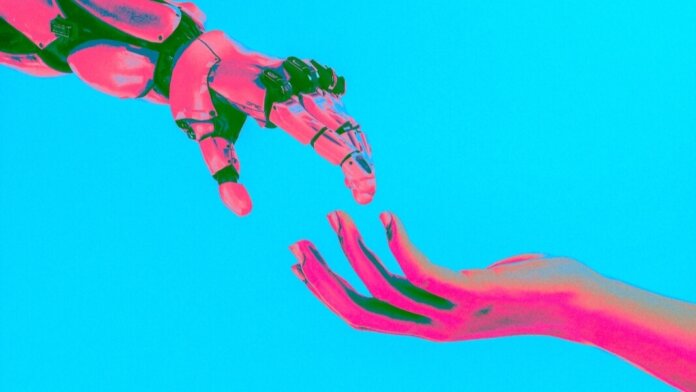 the ethics of ai sentience robot hand human hand